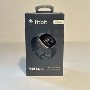New in Unopened Box, Fitbit Versa 4 in Waterfall Blue